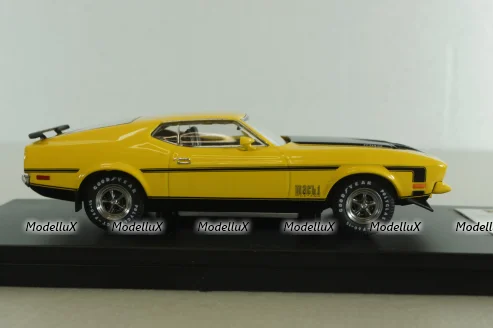 Ford Mustang Mach 1 1971, yellow, PRD397J, Premium X 1:43