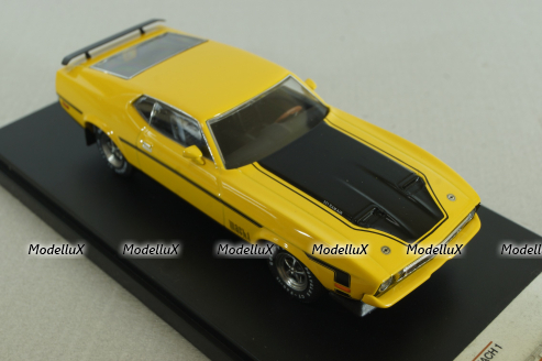 Ford Mustang Mach 1 1971, yellow, PRD397J, Premium X 1:43