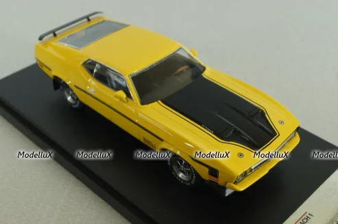 Ford Mustang Mach 1 1971, yellow, PRD397J, Premium X 1:43