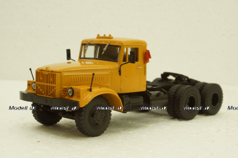 Краз-258Б1 тягач, желтый, Наши Грузовики №12 1:43