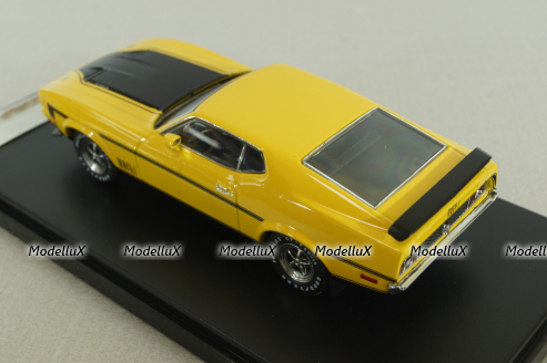 Ford Mustang Mach 1 1971, yellow, PRD397J, Premium X 1:43
