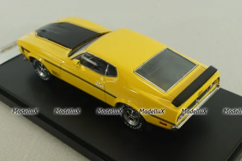 Ford Mustang Mach 1 1971, yellow, PRD397J, Premium X 1:43