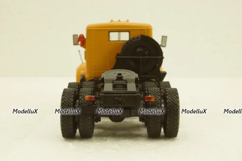 Краз-258Б1 тягач, желтый, Наши Грузовики №12 1:43