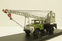 АК-75В (ЗИЛ-130) Автокран, хаки/серый, SSM1099, SSM 1:43
