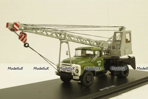 АК-75В (ЗИЛ-130) Автокран, хаки/серый, SSM1099, SSM 1:43 Уценка!