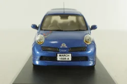 Nissan March/Nissan Micra 15SR-A with NISMO Stripe, Metallic Blue,18010SR, J-Collection 1:43