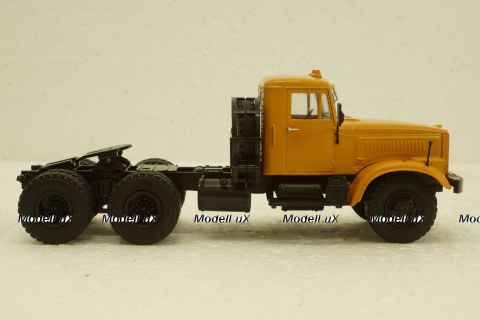 Краз-258Б1 тягач, желтый, Наши Грузовики №12 1:43