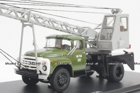 АК-75В (ЗИЛ-130) Автокран, хаки/серый, SSM1099, SSM 1:43 Уценка!