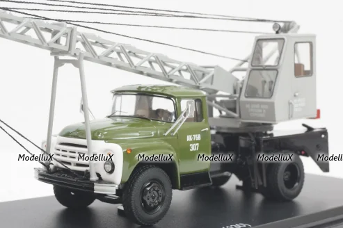 АК-75В (ЗИЛ-130) Автокран, хаки/серый, SSM1099, SSM 1:43 Уценка!