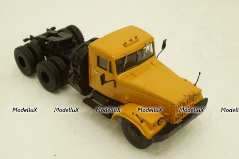 Краз-258Б1 тягач, желтый, Наши Грузовики №12 1:43