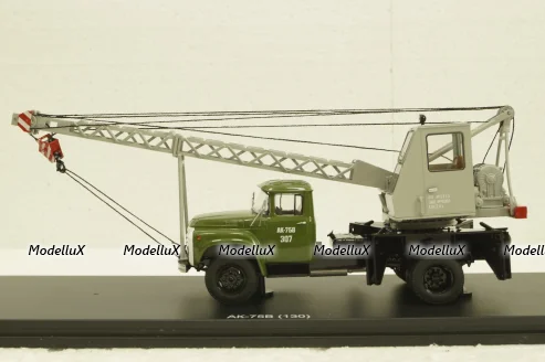 АК-75В (ЗИЛ-130) Автокран, хаки/серый, SSM1099, SSM 1:43 Уценка!