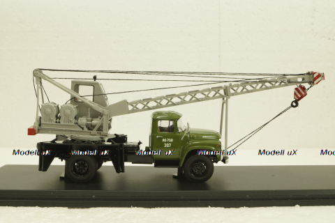 АК-75В (ЗИЛ-130) Автокран, хаки/серый, SSM1099, SSM 1:43 Уценка!