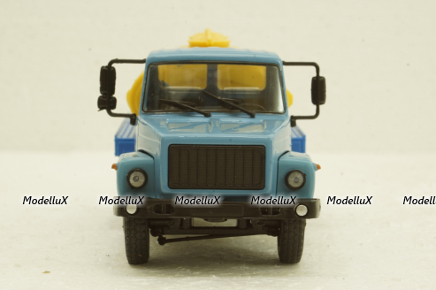 Газ-3307 Молоковоз, синий, Наши Грузовики №7 1:43