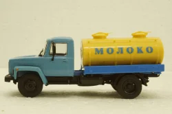 Газ-3307 Молоковоз, синий, Наши Грузовики №7 1:43
