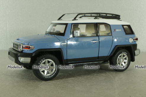 Toyota FJ Cruiser 2008, blue, C4172, CHE ZHI 1:24