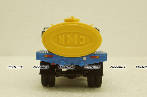Газ-3307 Молоковоз, синий, Наши Грузовики №7 1:43