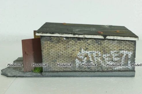 Диорама Гараж , Modellux 1:43