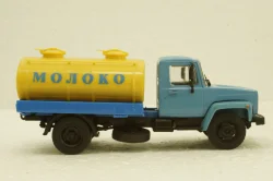 Газ-3307 Молоковоз, синий, Наши Грузовики №7 1:43