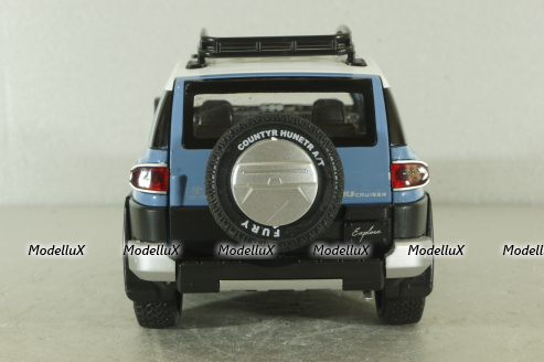 Toyota FJ Cruiser 2008, blue, C4172, CHE ZHI 1:24