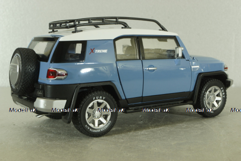 Toyota FJ Cruiser 2008, blue, C4172, CHE ZHI 1:24