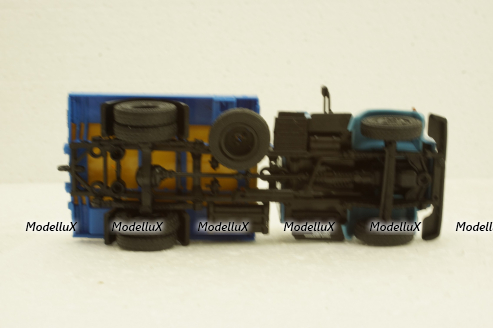 Газ-3307 Молоковоз, синий, Наши Грузовики №7 1:43