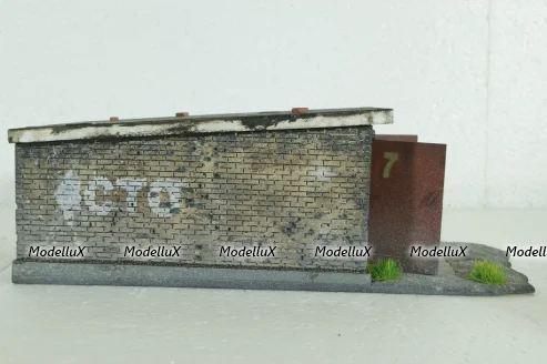 Диорама Гараж , Modellux 1:43
