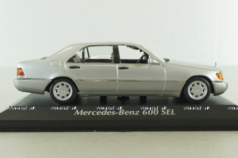 Mercedes 600 SEL (W140) 1992 silver, 940035401, Maxichamps 1:43
