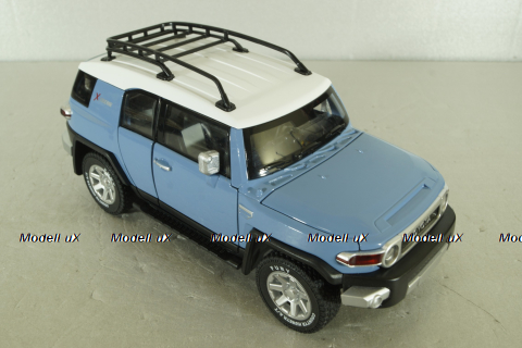 Toyota FJ Cruiser 2008, blue, C4172, CHE ZHI 1:24
