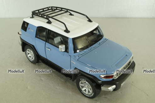 Toyota FJ Cruiser 2008, blue, C4172, CHE ZHI 1:24