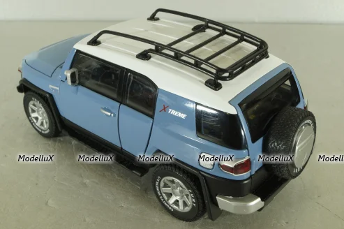 Toyota FJ Cruiser 2008, blue, C4172, CHE ZHI 1:24