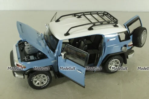 Toyota FJ Cruiser 2008, blue, C4172, CHE ZHI 1:24
