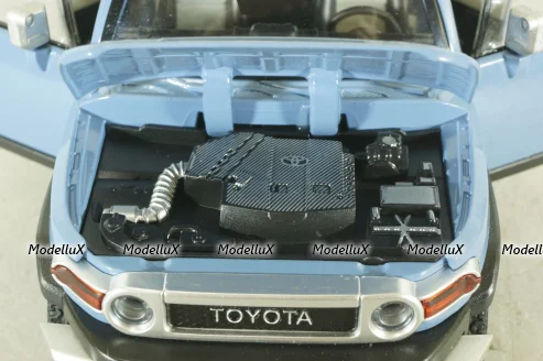 Toyota FJ Cruiser 2008, blue, C4172, CHE ZHI 1:24