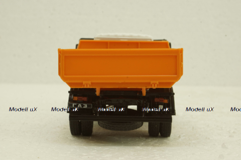 Газ-35072 самосвал, бел/оранж, Автолегенды СССР №32, Грузовики, 1:43