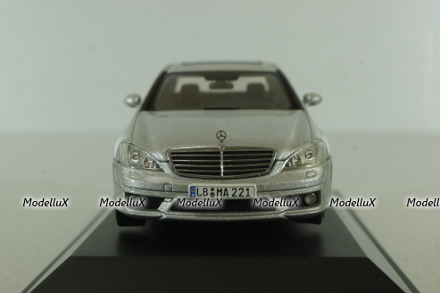Mercedes S 63 AMG (W221) 2008, silver, B66962384, Autoart 1:43