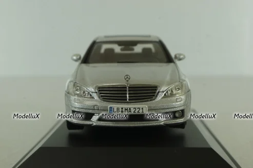 Mercedes S 63 AMG (W221) 2008, silver, B66962384, Autoart 1:43