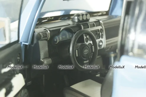 Toyota FJ Cruiser 2008, blue, C4172, CHE ZHI 1:24