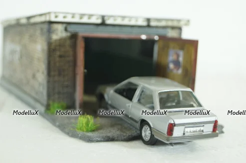 Диорама Гараж , Modellux 1:43