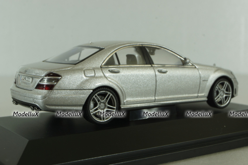 Mercedes S 63 AMG (W221) 2008, silver, B66962384, Autoart 1:43