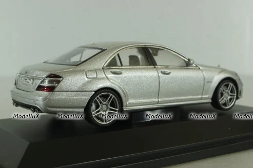 Mercedes S 63 AMG (W221) 2008, silver, B66962384, Autoart 1:43