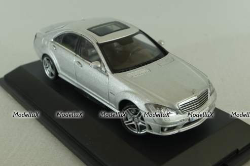 Mercedes S 63 AMG (W221) 2008, silver, B66962384, Autoart 1:43