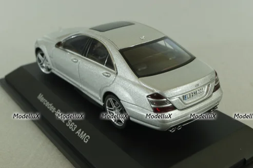 Mercedes S 63 AMG (W221) 2008, silver, B66962384, Autoart 1:43