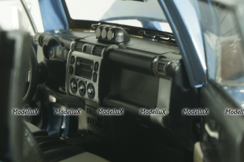 Toyota FJ Cruiser 2008, blue, C4172, CHE ZHI 1:24