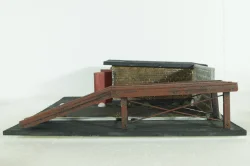 Диорама Гараж c эстакадой , Modellux 1:43