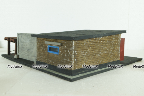 Диорама Гараж c эстакадой , Modellux 1:43