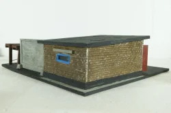 Диорама Гараж c эстакадой , Modellux 1:43