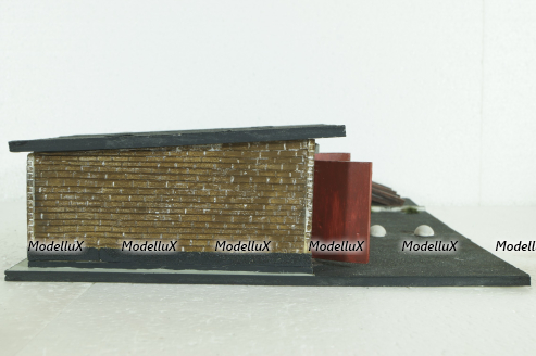 Диорама Гараж c эстакадой , Modellux 1:43