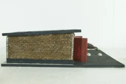 Диорама Гараж c эстакадой , Modellux 1:43