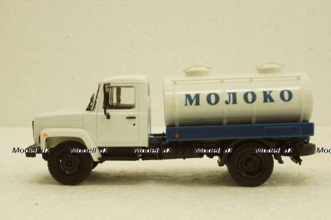 ГАЗ-3307 молоко, Автолегенды СССР, Грузовики №13 1:43