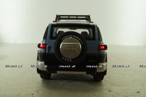 Toyota FJ Cruiser 2008, blue, C4172, CHE ZHI 1:24