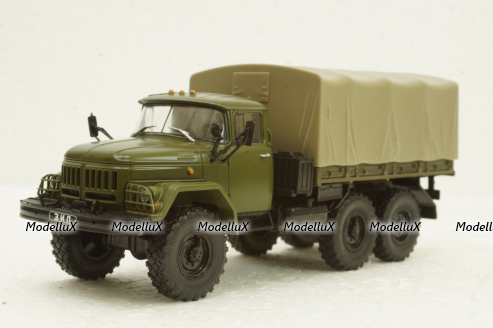 Зил-131 бортовой с тентом, Автолегенды СССР, Грузовики №15 1:43